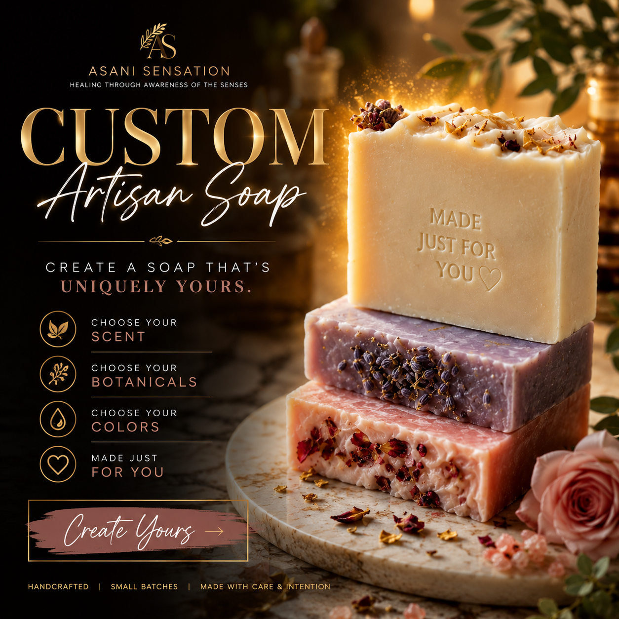 Create Your Custom Soap (Starting at $15)