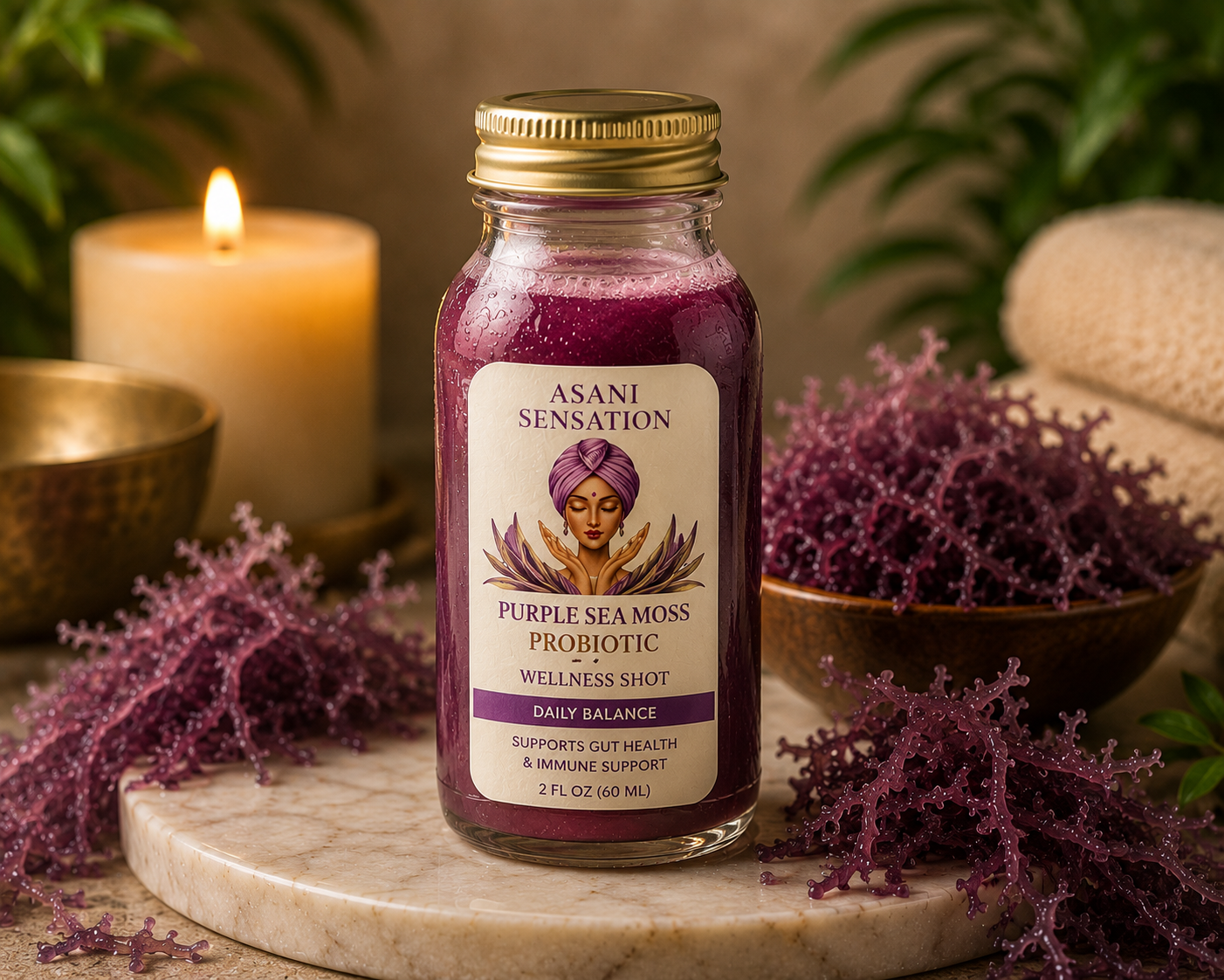 Purple Sea Moss Wellness Shot