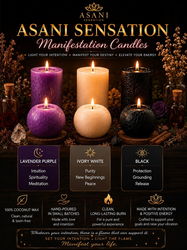 SACRED FLAME - MANIFEST YOUR INTENTION CANDLES